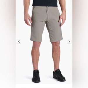 Kuhl Shift Amphibia Men's Shorts in color Charcoal (Light Tan) Size 36